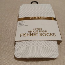 2 Pack Ankle High Fishnet