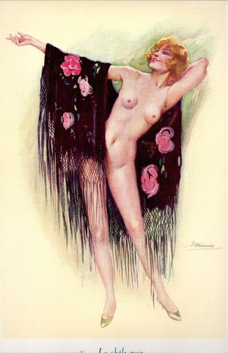 1925 antique erotic art - erotic,