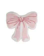 Catherine Lansfield Bow 3D Cushion Girls Bedroom Embellished Decor Pink New