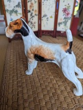 Alton, England Bone China Wire Fox Terrier Dog Figurine