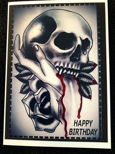 Goth punk tattoo skull - goth,, punk,