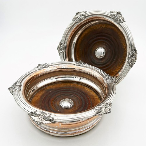 Pair bottle coasters - bottle,