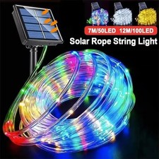 Solar Rope Lights Outdoor Tube