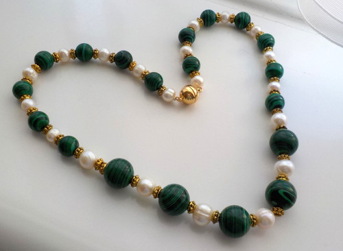 Beautiful vintage malachite - malachite, &