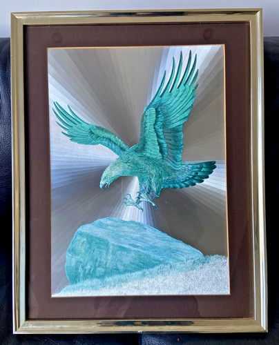 1970s vintage mirror framed - 1970s,