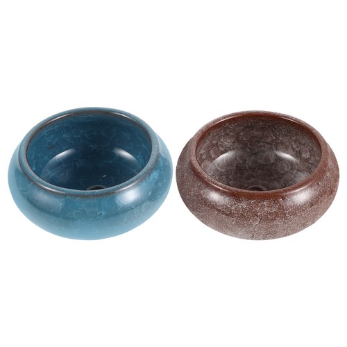 2pcs ceramic succulent planter - 2pcs,