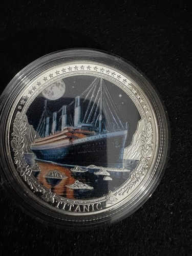 Titanic coin coloured with - coloured,