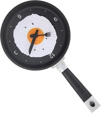 Wall Clock Fried Egg, Silent