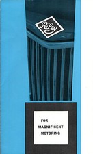 Riley Range 1962-1963 UK