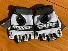 Kids Strider bike gloves - White and Black - HF-SM 18 Months - 3 Years