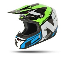 *HALF PRICE* NITRO MX600 HOLESHOT BLACK GREEN BLUE MX MOTOCROSS ROAD HELMET