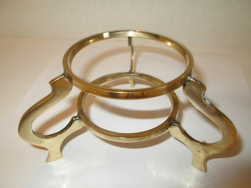 Solid brass crystal ball - solid,