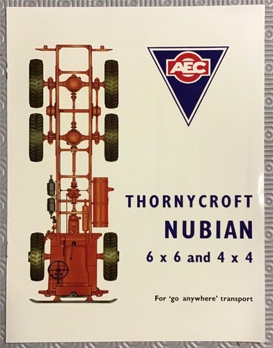 Aec thornycroft nubian 6x6 - 6x6, &