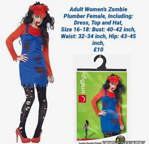 Smiffys zombie plumber dress - smiffys,