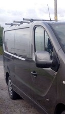 Rhino Roof Rack Bar Set Heavy Duty for Vauxhall Vivaro 2014-2019