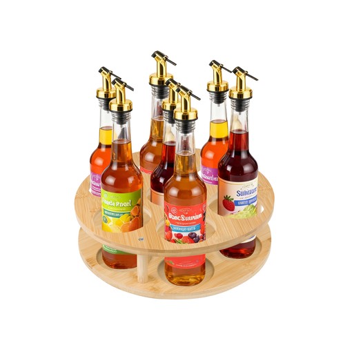 Rotating coffee syrup - rotating,