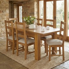 Dining Table Set + 6 Dining