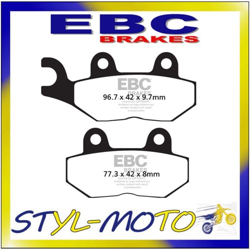 Fa214 organic rear brake - fa214/2,