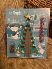 Moulin Roty Le Sapin Magique Magic Miniature Christmas Tree To Decorate New (b2)