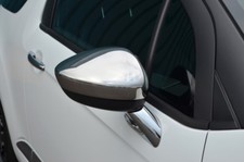Chrome Wing Mirror Trim Set Covers To Fit Citroen C4 (2010+)