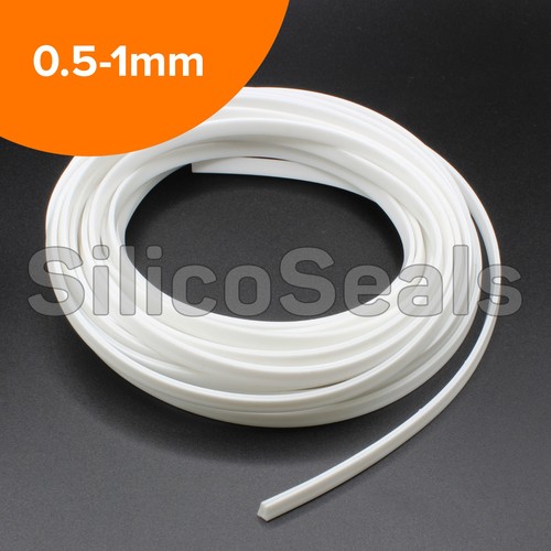 White silicone rubber - silicone, edge