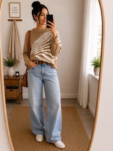 Apricot camel zebra textured - apricot,