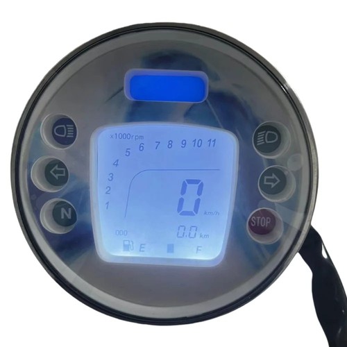 Digital round speedometer - round,