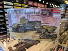 1/72 Academy - US Army M3 Half-Track & Amphibian Vehicle