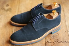 Russell & Bromley Blue Suede Derby Shoes UK 8 US 9 EU 42