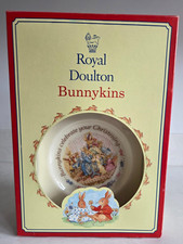 Royal Doulton Bunnykins Celebrate Your Christening 2 Piece Mug And Plate Set