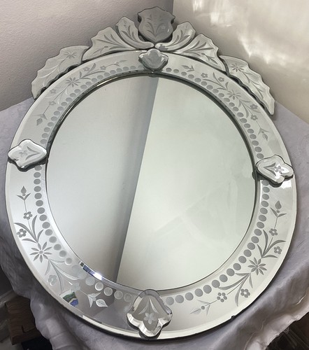 Vintage venetian style mirror - venetian,