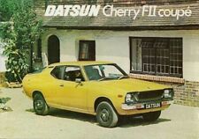 Datsun Cherry FII 120A Coupe 1976-1977 UK Market Single Sheet Brochure Nissan