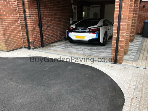 Silver grey granite cobble - granite,
