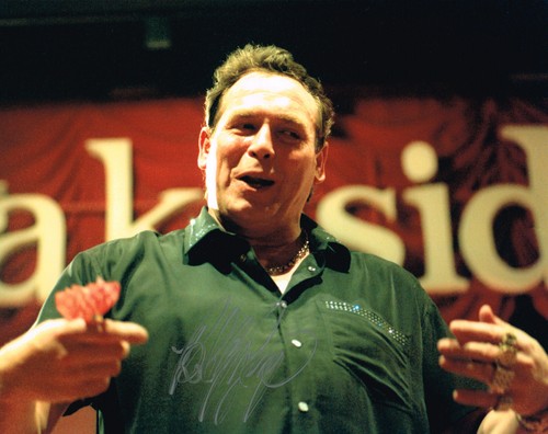 Bobby george darts - hand, signed