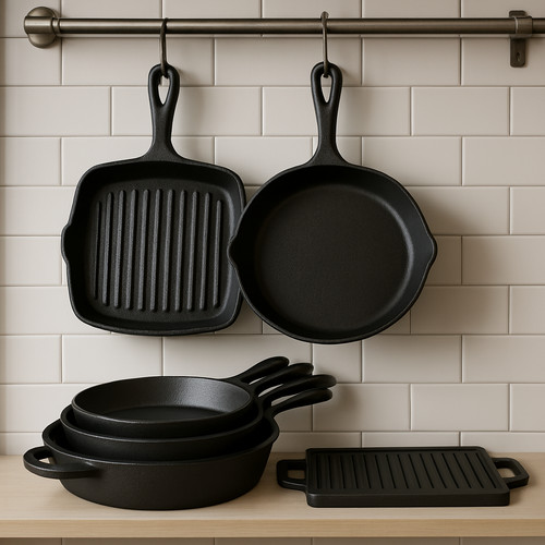 Cast iron skillet - cast,