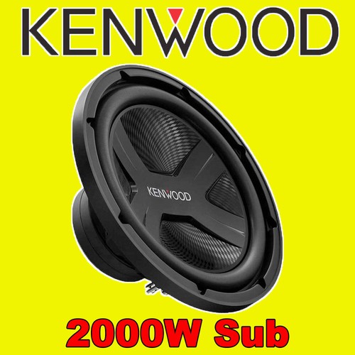 Kenwood 2000w power - 12", car