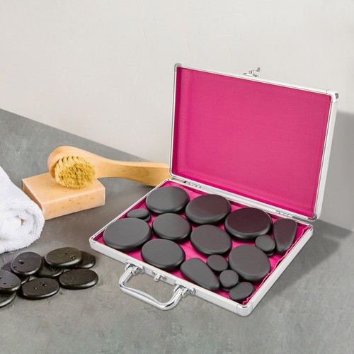 Portable massage stone - stone, warmer