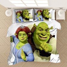 Fiona &Shrek Duvet Cover Custom Bedding Set Kids Bedclothes Quilt Cover Decor