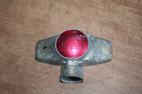 Vintage metal fixed spot - metal, lawn