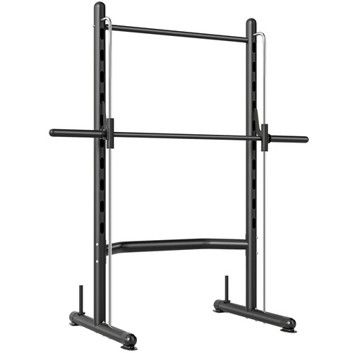 Adjustable squat rack with - adjustable,
