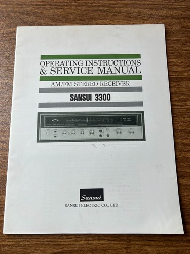 Original sansui 3300 receiver - 3300,