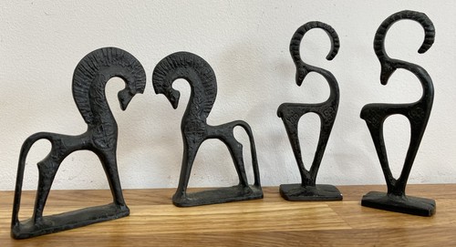 Bronze trojan horse ibex - horse,