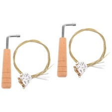  2 Sets String Instruments Lyre Musical Tuning Wrench for Lap Harp