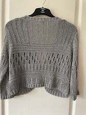 M&S Per Una Grey Bolero Grey