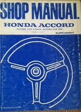 Honda Accord car Shop Manual
