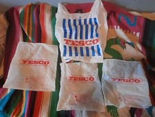 Vintage Plastic Tesco Carrier