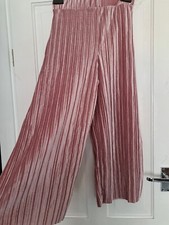 silky wide leg trousers size 10 RRP-£25