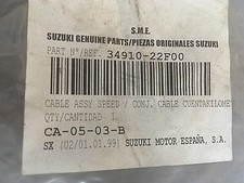 Genuine Suzuki UX50 99-00 Tacho Rev Counter Cable 34910-22F00 NEW