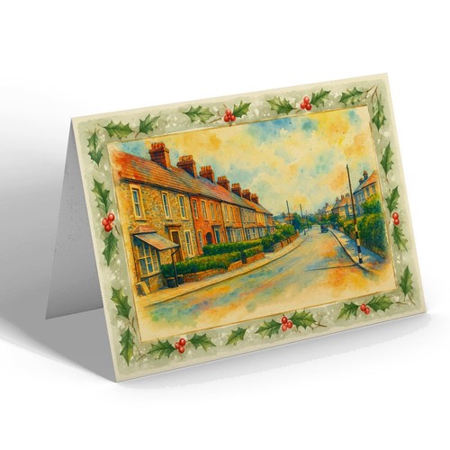 Christmas card malvern road - card,