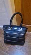 PIERRE CARDIN  Black & Gold Tote Bag